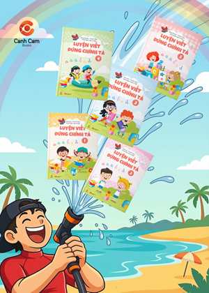 Combo sách "Luyện viết đúng chính tả 1-2-3-4-5"